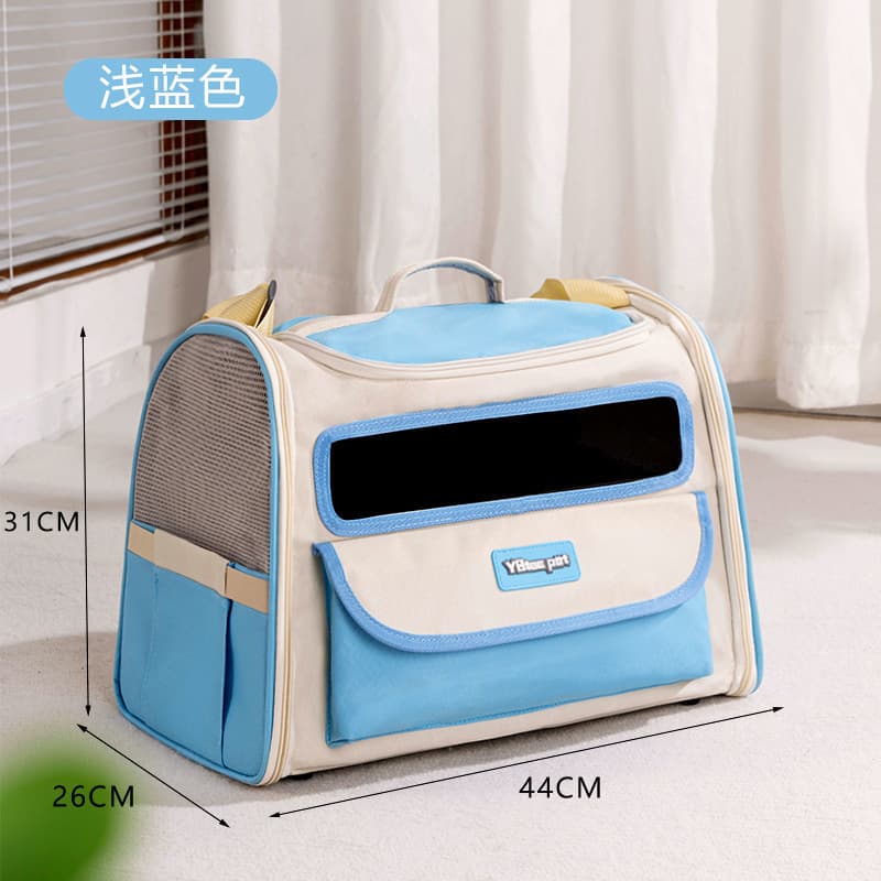 Cat bag, outdoor portable bag, cat cage backpack, space capsule portable pet cat bag, small dog breathable bag 8