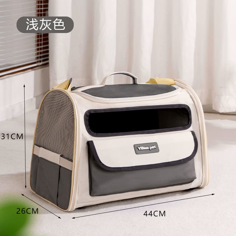 Cat bag, outdoor portable bag, cat cage backpack, space capsule portable pet cat bag, small dog breathable bag 9