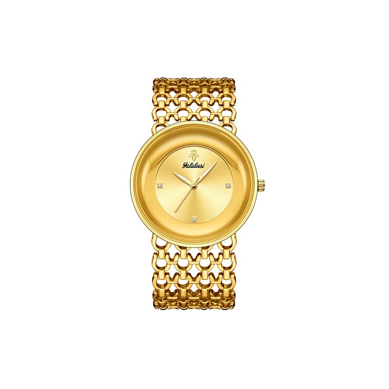 Yalalusi light luxury women's watch hollow strap women's retro watch round dial foreign trade fashion women's watch 6