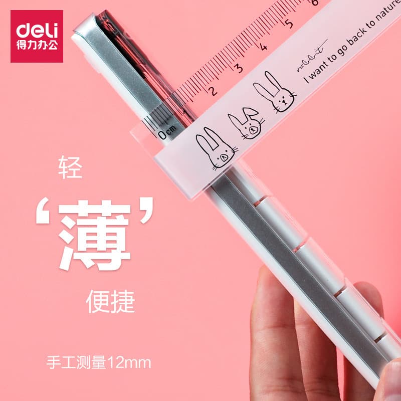 Deli computer tablet color office business fashion male and female calculator student exam solar power off 4