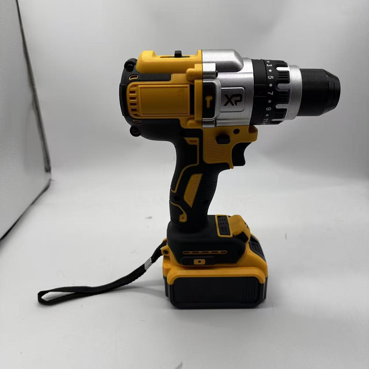 Foreign trade lithium battery brushless multi-function cordless drill cross-border lithium battery new energy lithium electric drill impact drill 4