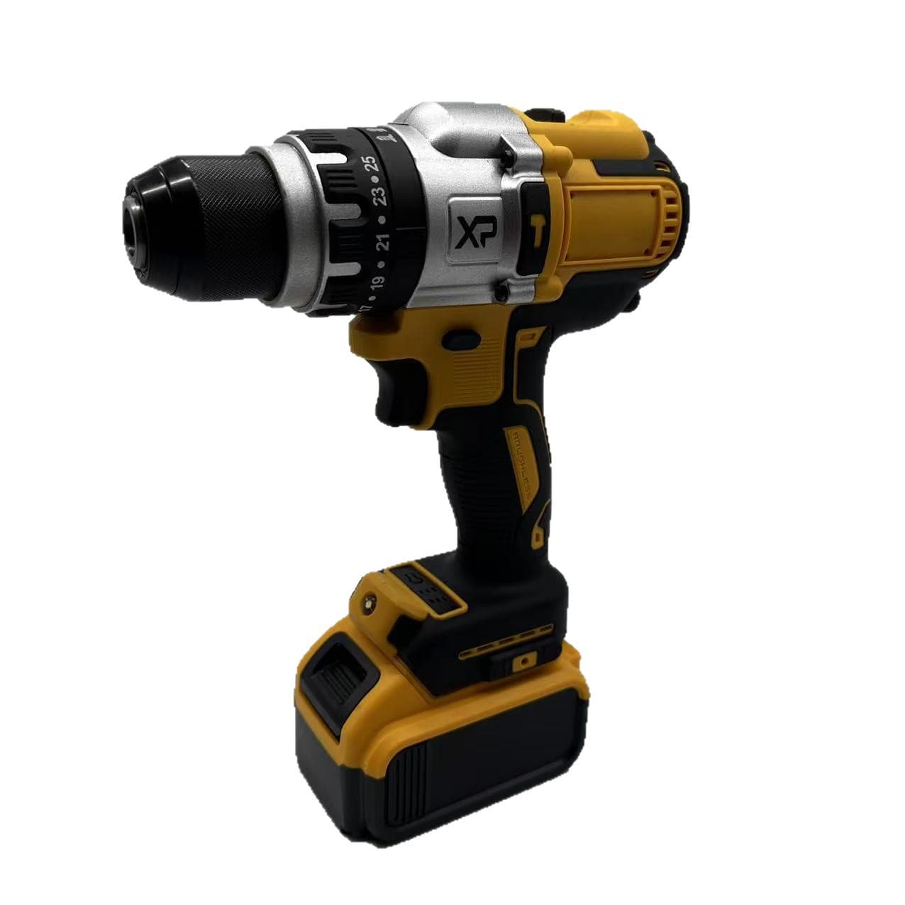 Foreign trade lithium battery brushless multi-function cordless drill cross-border lithium battery new energy lithium electric drill impact drill 6