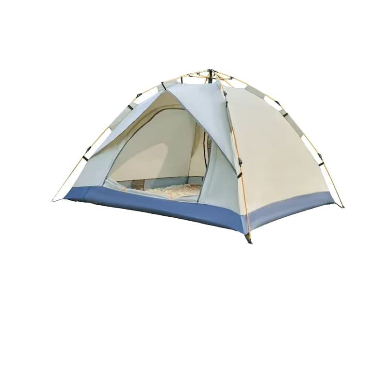 Tent outdoor portable folding fully automatic camping beach quick opening camping silver glue coating thickened rainproof wholesale 3