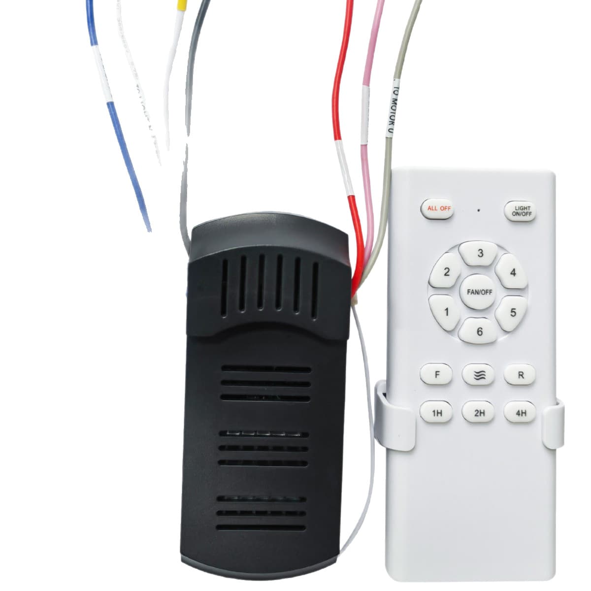 Ceiling fan light remote control high voltage brushless motor controller 6-speed adjustment timing 50W fan light controller 433 6