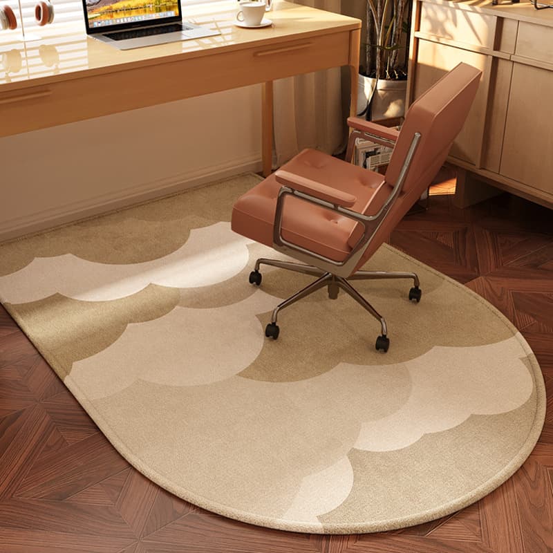 High-end carpet swivel chair floor mat dressing table non-slip study computer chair bedroom floor protection mat silent light luxury 5