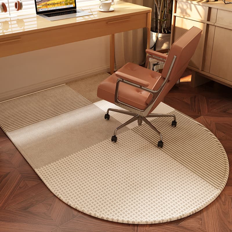 High-end carpet swivel chair floor mat dressing table non-slip study computer chair bedroom floor protection mat silent light luxury 6