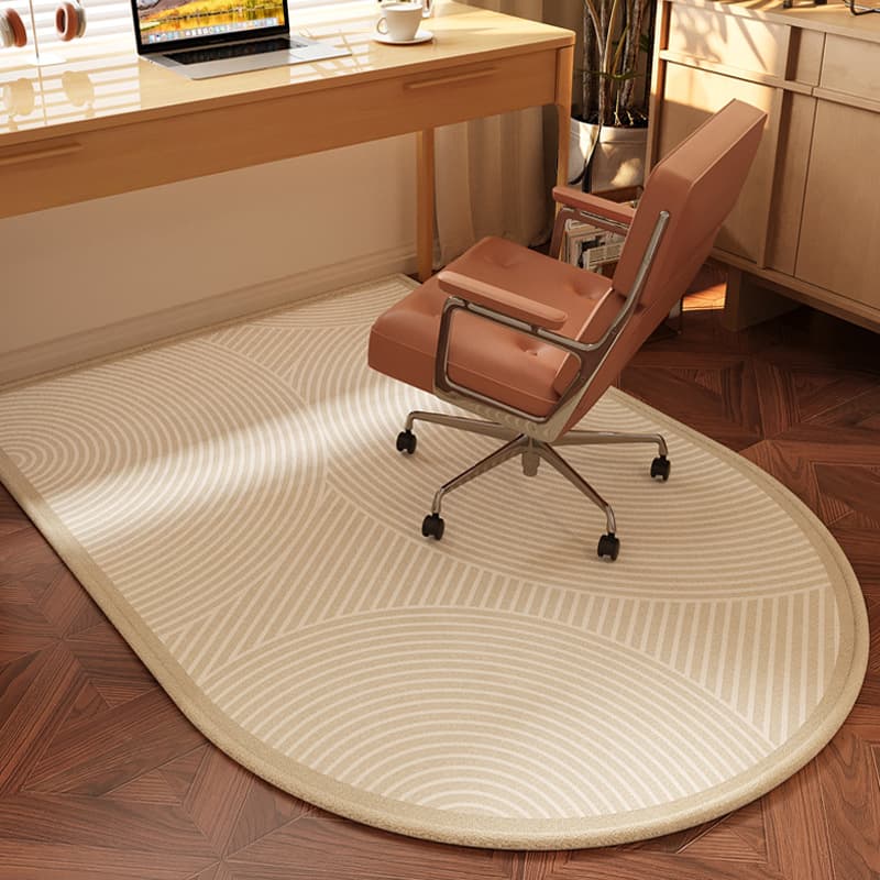 High-end carpet swivel chair floor mat dressing table non-slip study computer chair bedroom floor protection mat silent light luxury 8
