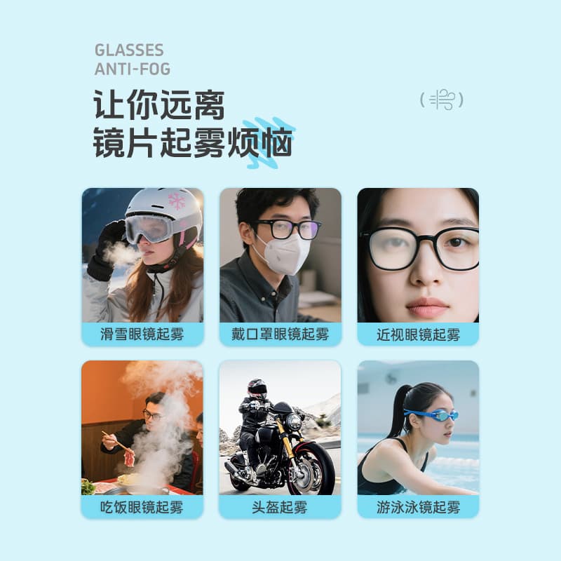 Wholesale anti-fog spray for glasses, anti-fog cleaning liquid for glasses, mobile phone screen, glasses water, glasses cleaning spray 3