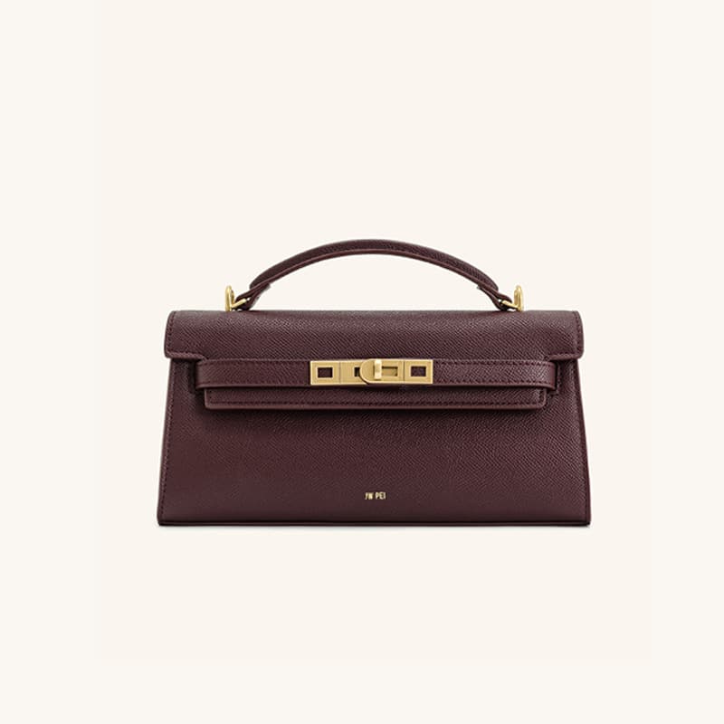 JW PEI handbag Noor crocodile pattern Kelly bag new high-end portable crossbody bag women's bag 2T273 3