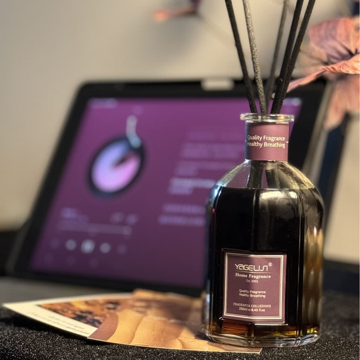 1 to 1 imitation fragrance drvanjes Italian fireless aromatherapy gift box set essential oil red wine noble fragrance diffuser 4