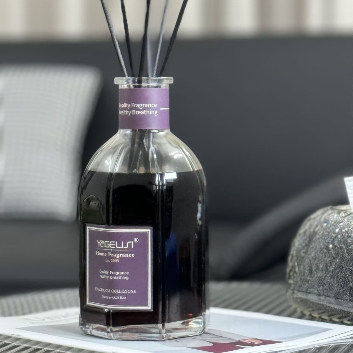 1 to 1 imitation fragrance drvanjes Italian fireless aromatherapy gift box set essential oil red wine noble fragrance diffuser 1