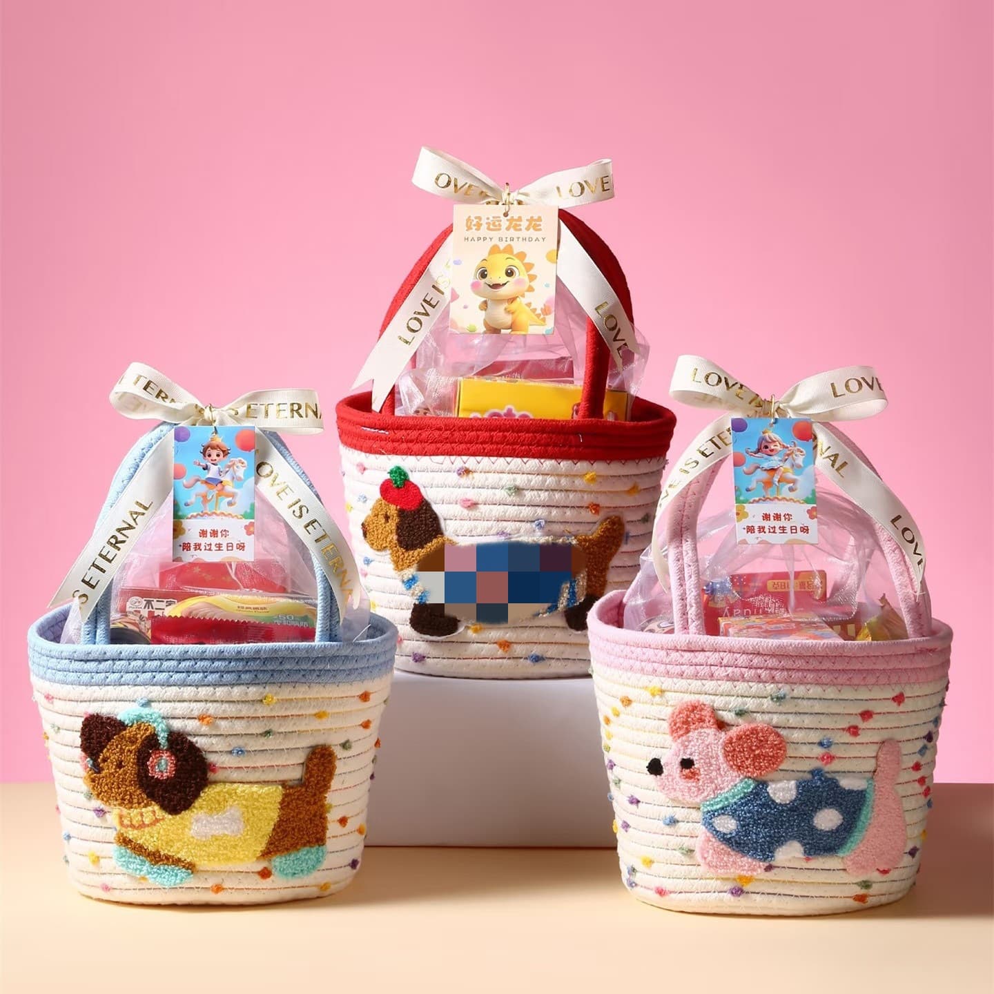Dopamine storage box Kindergarten graduates’ day souvenir gift for ten-year-old full-month baby banquet one-year-old snack return gift box 2