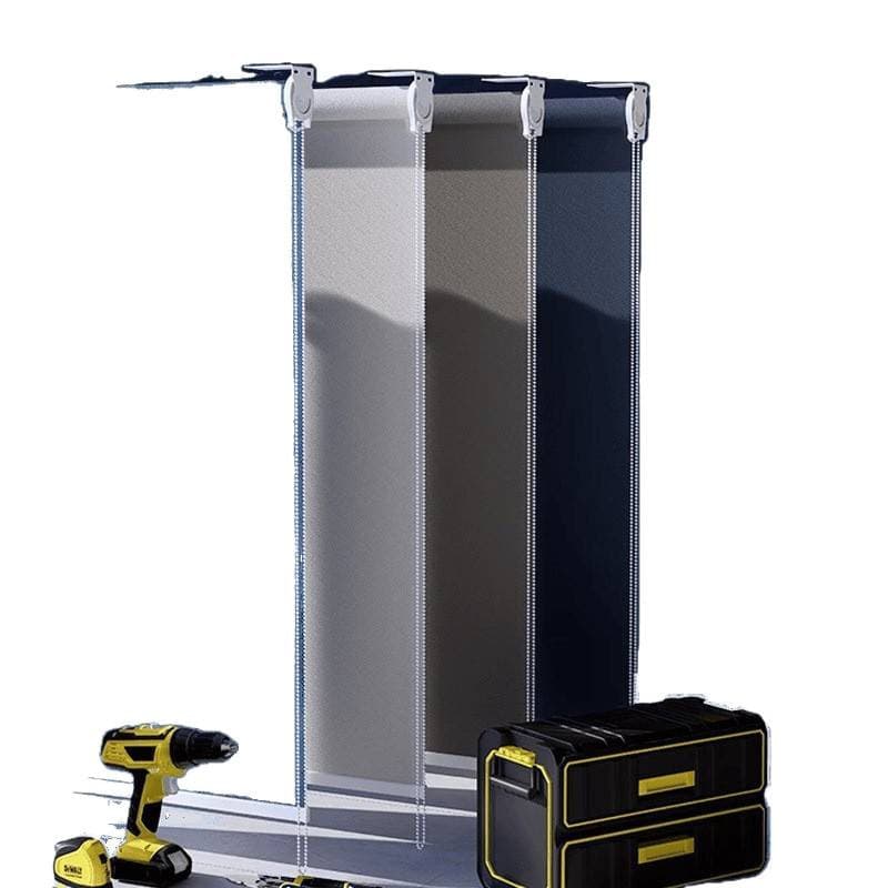 No punching 2025 curtain sunshade lifting roller-pull full blackout balcony bathroom office blinds bedroom roller blinds 6