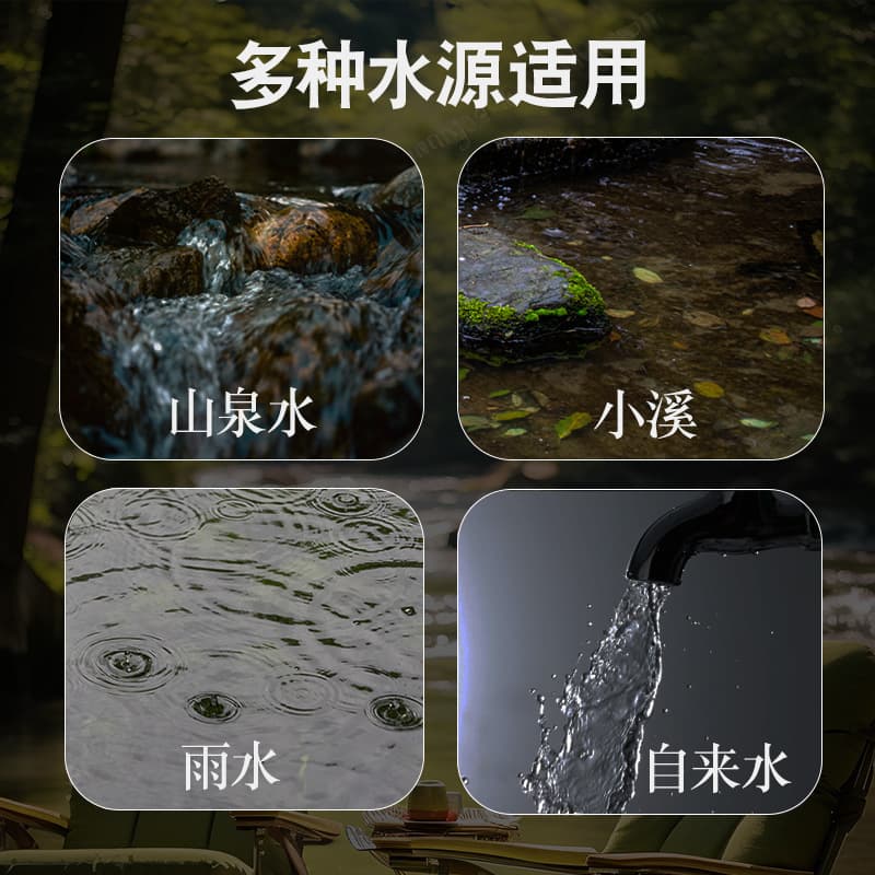 Cross-border portable outdoor water purifier field emergency individual wilderness straw outdoor camping filter direct drinking water filter 5