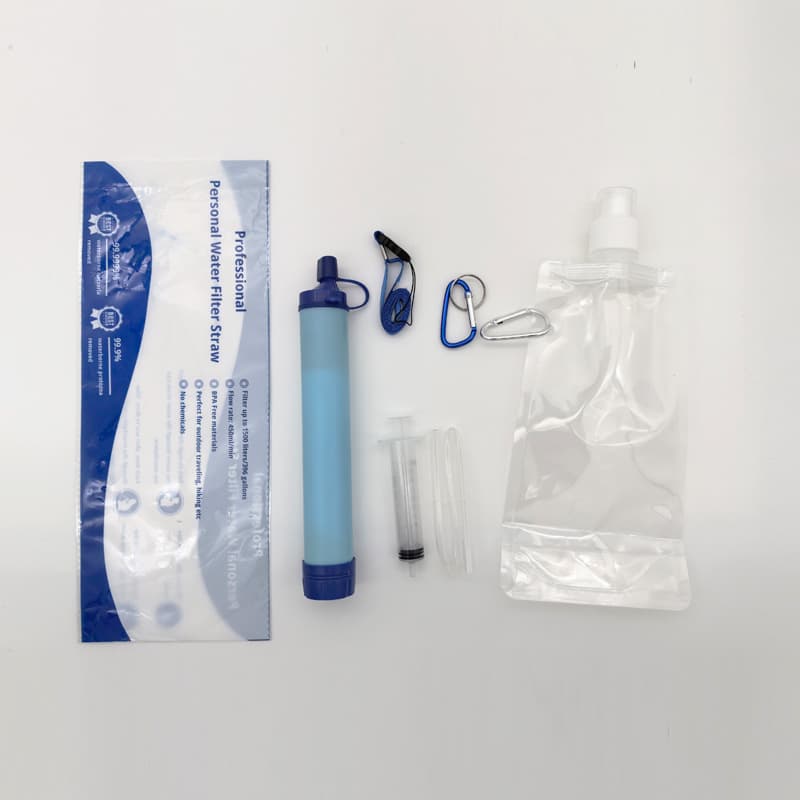Cross-border portable outdoor water purifier field emergency individual wilderness straw outdoor camping filter direct drinking water filter 10
