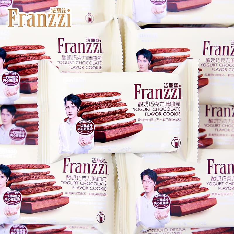 Franzzi Sandwich Cookies Snacks Snacks Bulk Wholesale Jasmine Matcha Strawberry Flavor Cookies 7