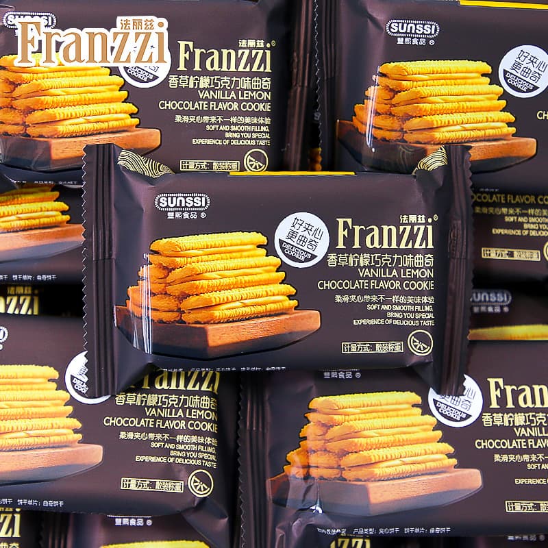 Franzzi Sandwich Cookies Snacks Snacks Bulk Wholesale Jasmine Matcha Strawberry Flavor Cookies 8