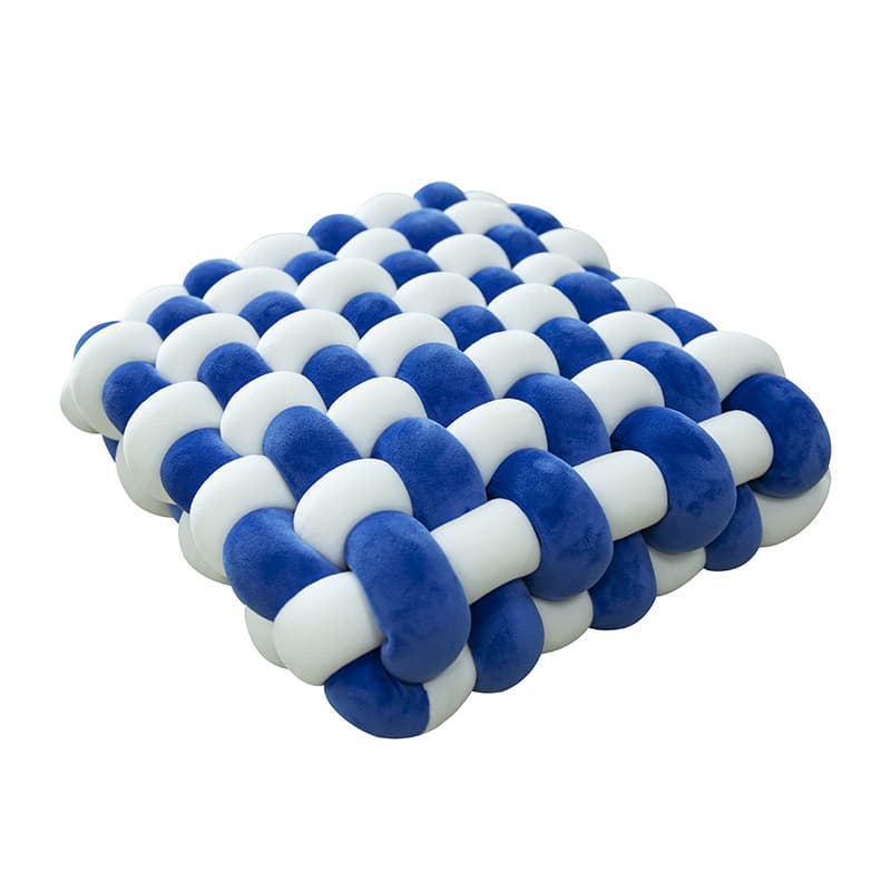 Ins style square cushion hand-woven lazy backrest home sofa tatami bay window chair decorative cushion 6