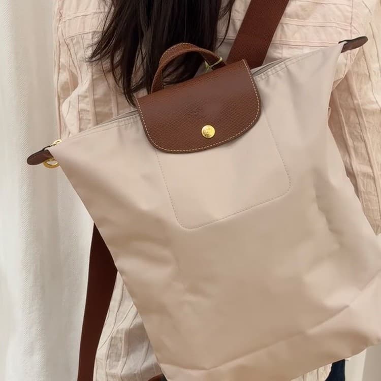 High version of Longxiang new large backpack, foldable and waterproof backpack, large capacity dumpling bag, travel bag 4