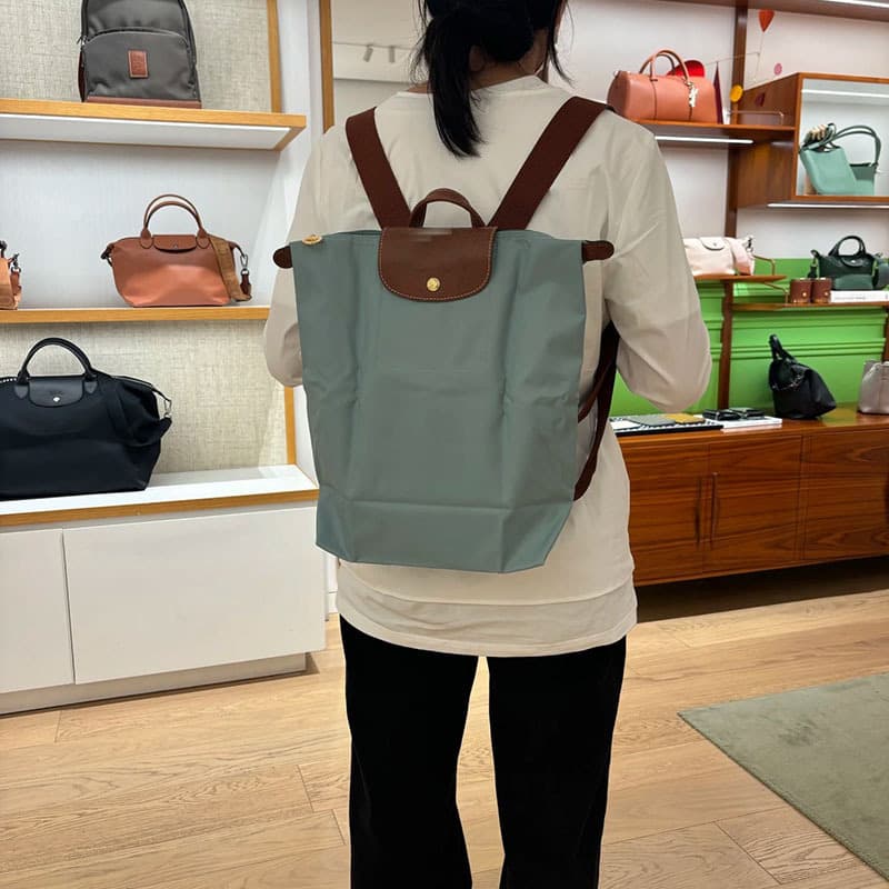 High version of Longxiang new large backpack, foldable and waterproof backpack, large capacity dumpling bag, travel bag 7