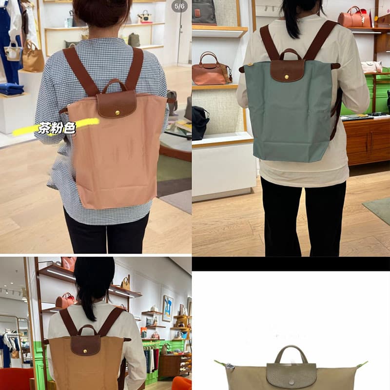 High version of Longxiang new large backpack, foldable and waterproof backpack, large capacity dumpling bag, travel bag 8