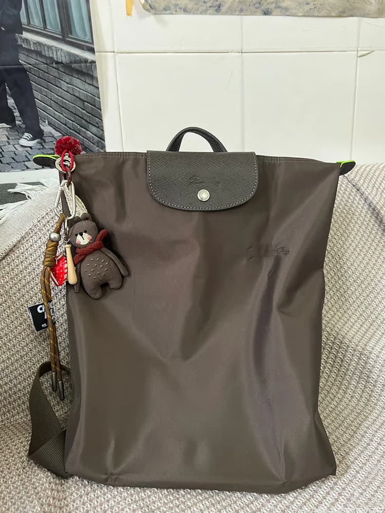 High version of Longxiang new large backpack, foldable and waterproof backpack, large capacity dumpling bag, travel bag 10