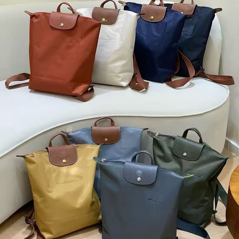 High version of Longxiang new large backpack, foldable and waterproof backpack, large capacity dumpling bag, travel bag 1