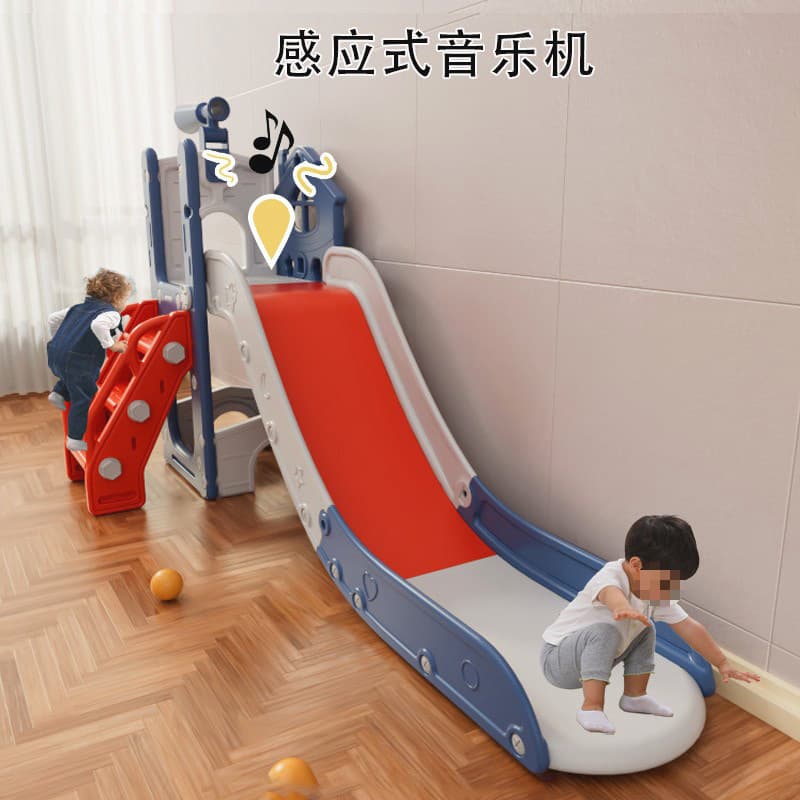 Slide indoor household small slide folding multi-functional children's family playground without 1