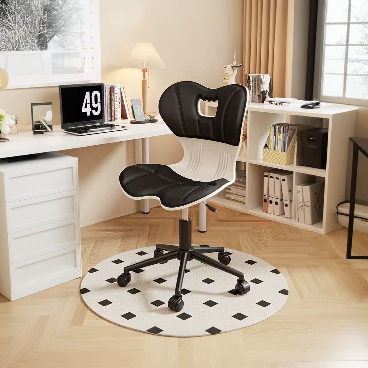 Backrest ergonomic swivel chair, home seat, posture correction chair, long-term sitting chair, office chair, study waist support chair 2