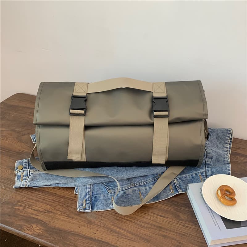 Large-capacity travel bag 2025 new style business trip and boarding college student luggage backpack dry and wet separation sports fitness bag 8