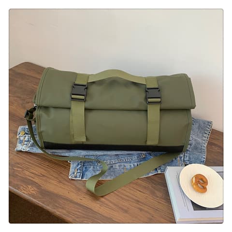 Large-capacity travel bag 2025 new style business trip and boarding college student luggage backpack dry and wet separation sports fitness bag 9
