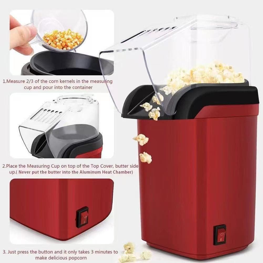 Mini hot air popcorn machine popcorn machine household electric blower puffer popcorn machine 3