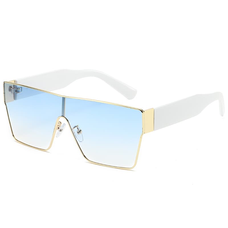 Square conjoined large frame sunglasses 2025 new anti-UV sunglasses women's trendy sunglasses 4