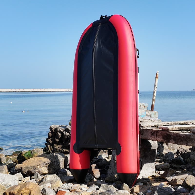 Spot kayak emergency flood prevention rescue rolled bottom inflatable boat one-piece molded non-disassembly aluminum alloy bottom plate 4