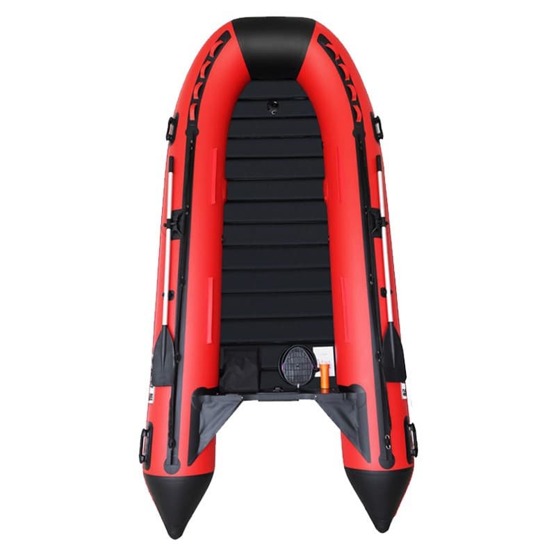 Spot kayak emergency flood prevention rescue rolled bottom inflatable boat one-piece molded non-disassembly aluminum alloy bottom plate 6