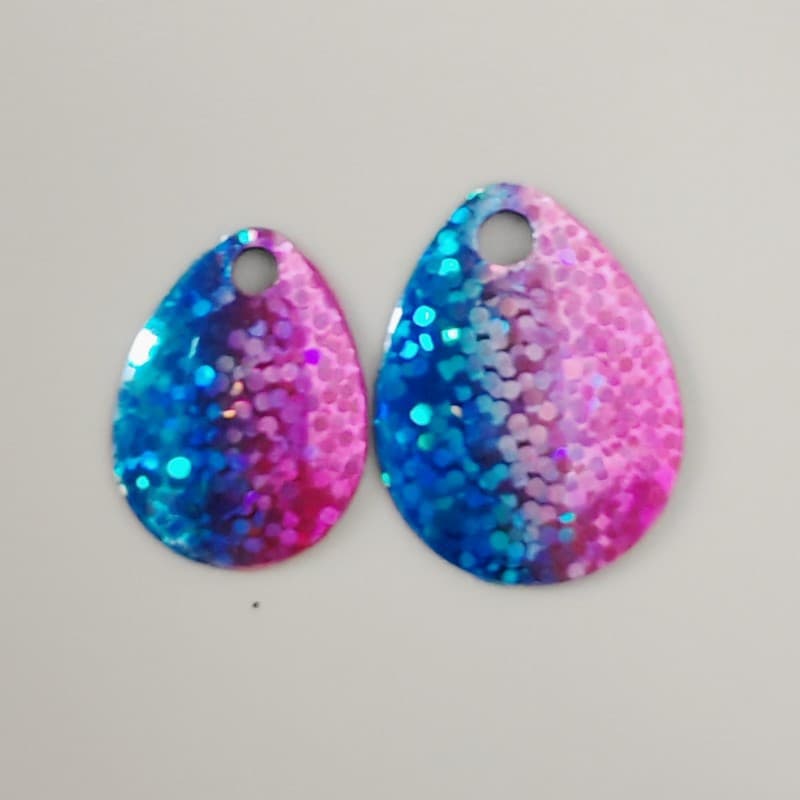 Laser sequined mackerel hook and lure accessories, reflective fish luring lure, metal fish hook, rotating sequin accessories 4
