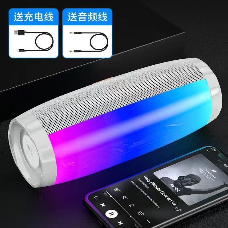 Cross-border private model home colorful lamp wireless Bluetooth high volume subwoofer card computer audio portable small speaker 7