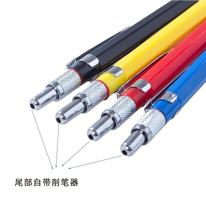 2.0mm color automatic pencil student writing and painting activities lead art design drawing office supplies 4