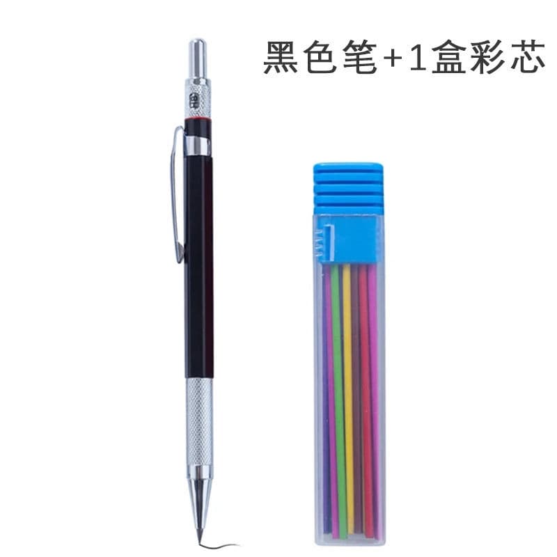 2.0mm color automatic pencil student writing and painting activities lead art design drawing office supplies 9
