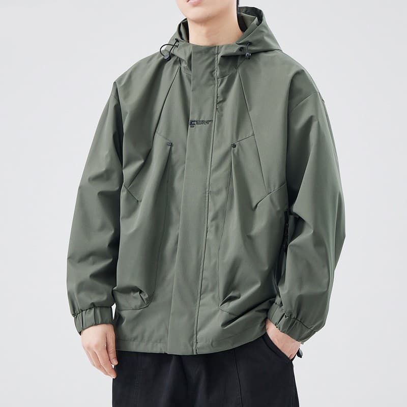 2026 New Jackets for Boys Spring New Loose Trendy Brand Cotton Clothes Casual Hooded Tops Jackets for Men 7