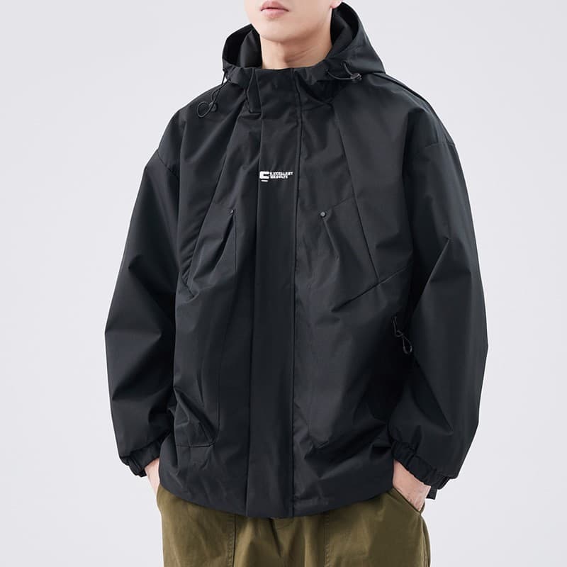 2026 New Jackets for Boys Spring New Loose Trendy Brand Cotton Clothes Casual Hooded Tops Jackets for Men 8