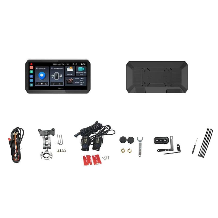 6-inch Motorcycle Android GPS Motorcycle Android Navigation Octa-Core 4+64G Wireless Carplay 6