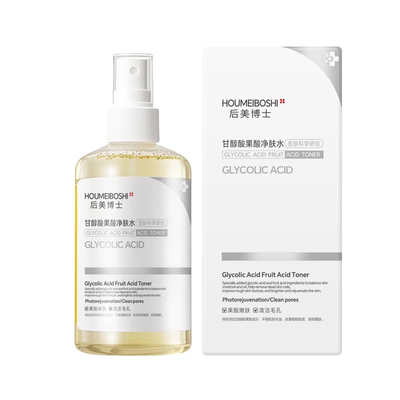 Glycolic Acid Toner Firms, Removes Acne, Shrinks Pores, Improves Closed Acne, Exfoliates, Wet Compress, Glowing Water 6