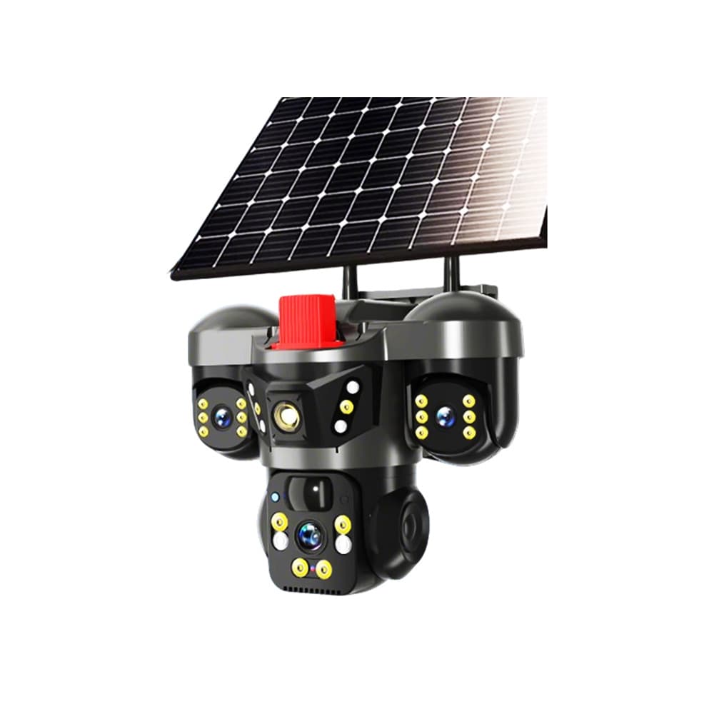 Solar Surveillance Camera Company Outdoor Panoramic No Blind Angle Wireless Outdoor Multi-eye Surveillance AOV Camera 6