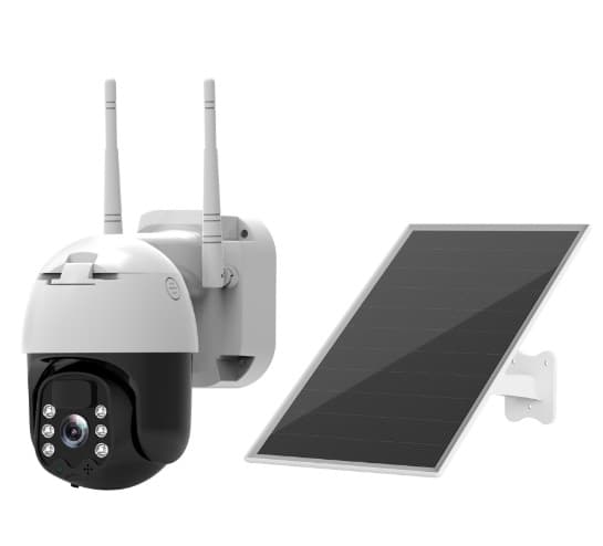 Solar Surveillance Camera Company Outdoor Panoramic No Blind Angle Wireless Outdoor Multi-eye Surveillance AOV Camera 7