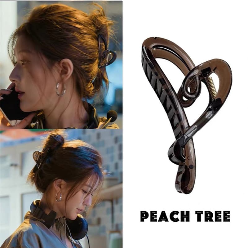 Xu me dazzling Zhao Lusi and Xu Yan's same love clip, high-end back head hairpin shark clip hairpin headgear 2