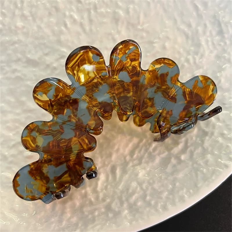 Xu me dazzling Zhao Lusi and Xu Yan's same love clip, high-end back head hairpin shark clip hairpin headgear 7