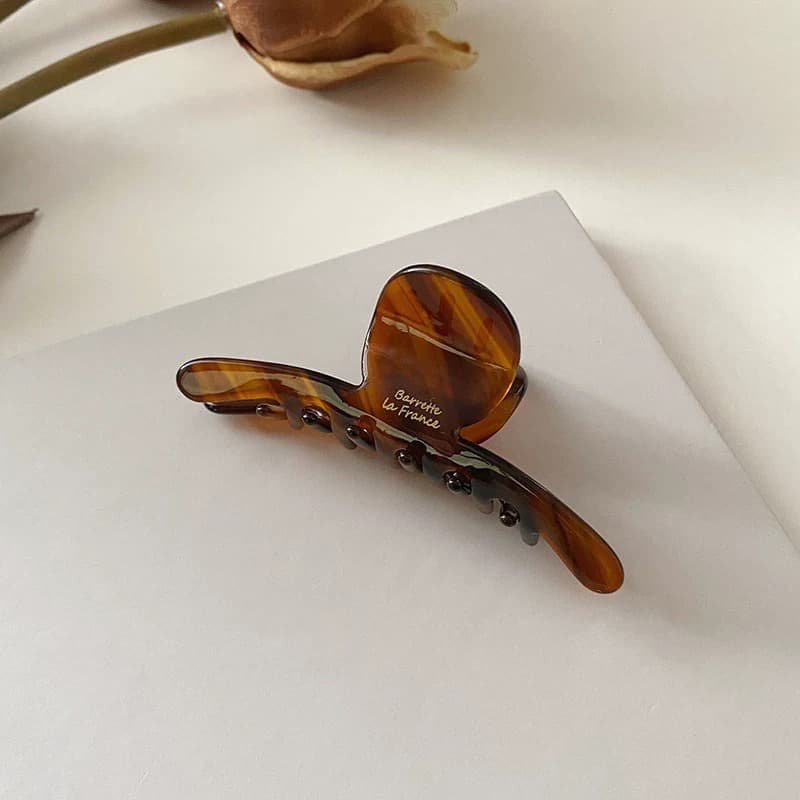 Xu me dazzling Zhao Lusi and Xu Yan's same love clip, high-end back head hairpin shark clip hairpin headgear 8
