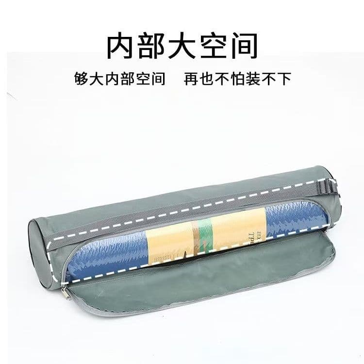 Rubber yoga mat anti-tycoon mat backpack mesh bag backpack storage bag oxford cloth shoulder 5