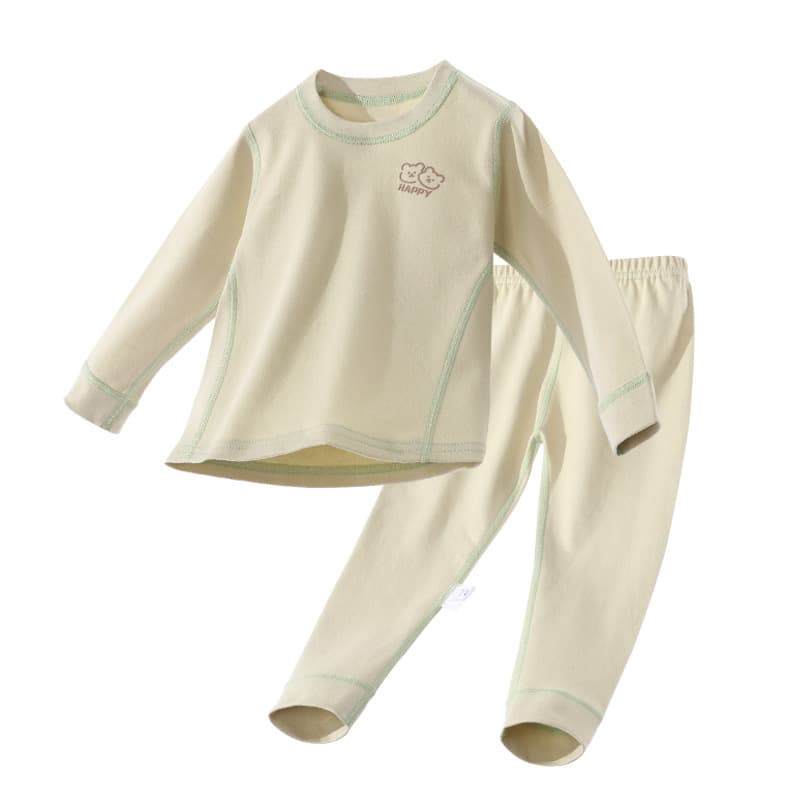 Children's, middle-aged and older children's pure cotton underwear, pajamas, home clothes, cotton suits, autumn clothes and long pants, girls and boys, summer Class A certification 6